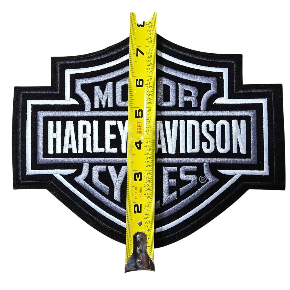 Lot of 2 Harley Davidson Items: One Large New 9x8 Patch, One New 5x4 Decal - Picture 3 of 7